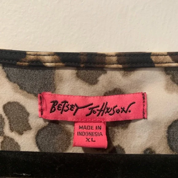 Betsey Johnson Leopard Print Blouse - Picture 10 of 10